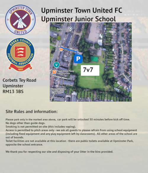 Upminster Junior School site rules